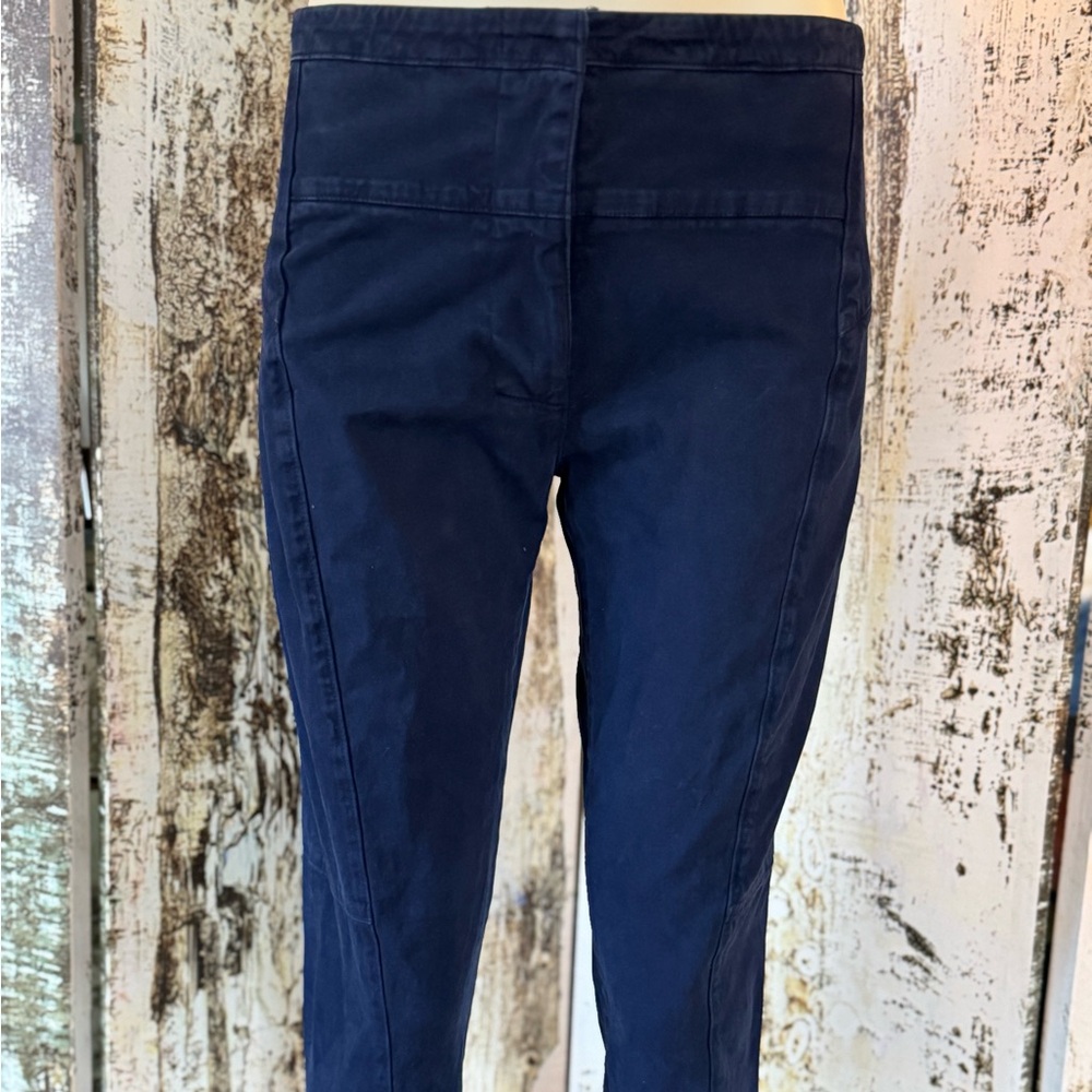 Lurdes Bergada blue stretch skinny pants with pockets. Excellent condition!